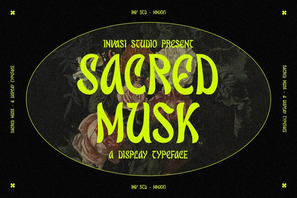 Sacred Musk - Psychedelic Font