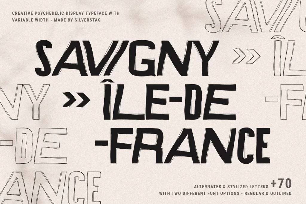 Savigny - Quirky Font