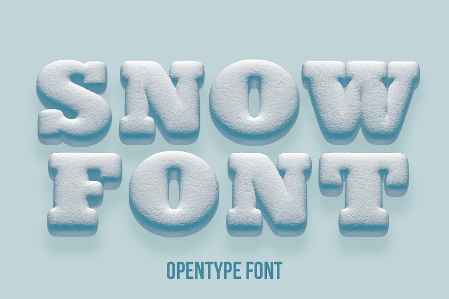 Snowball - Icy Font