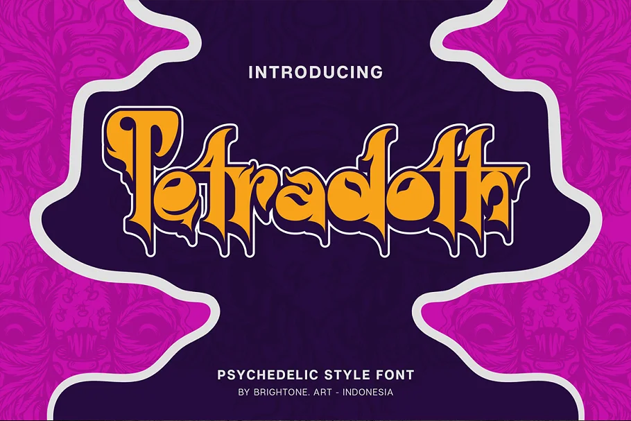 Tetradoth - Psychedelic Font
