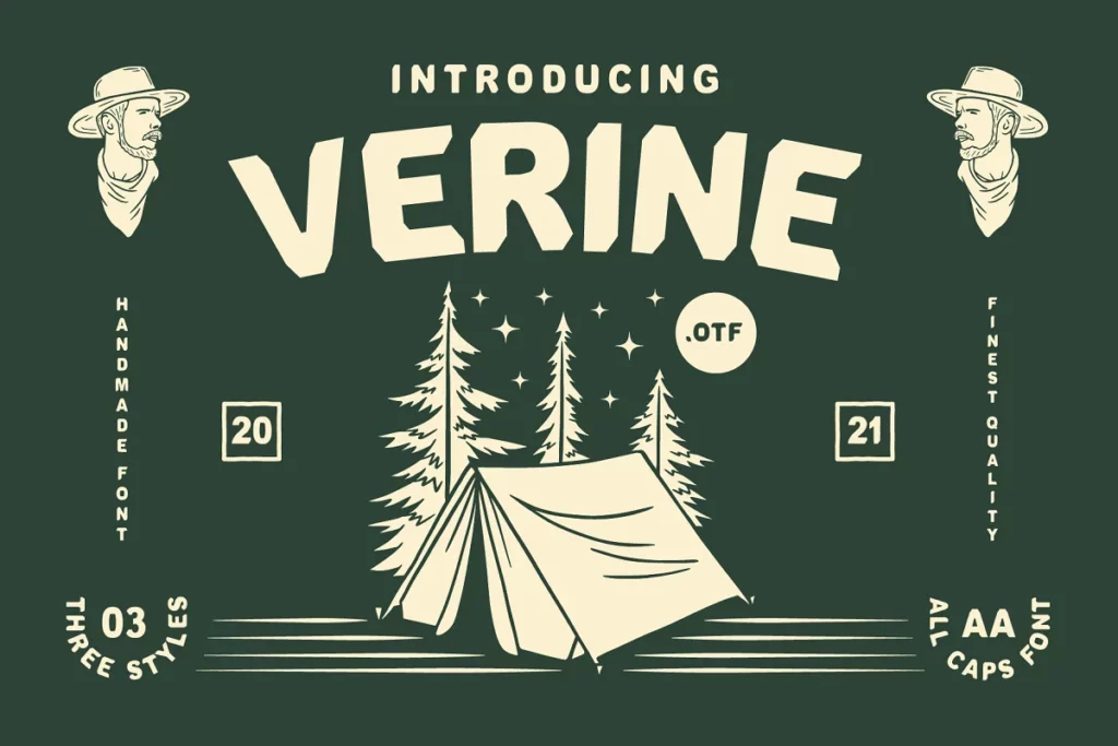 Verine - Camping Font