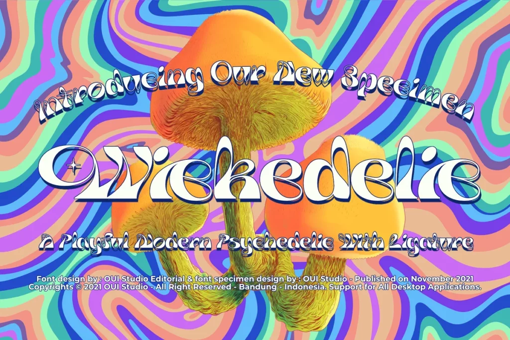 Wickedlic - Psychedelic Font