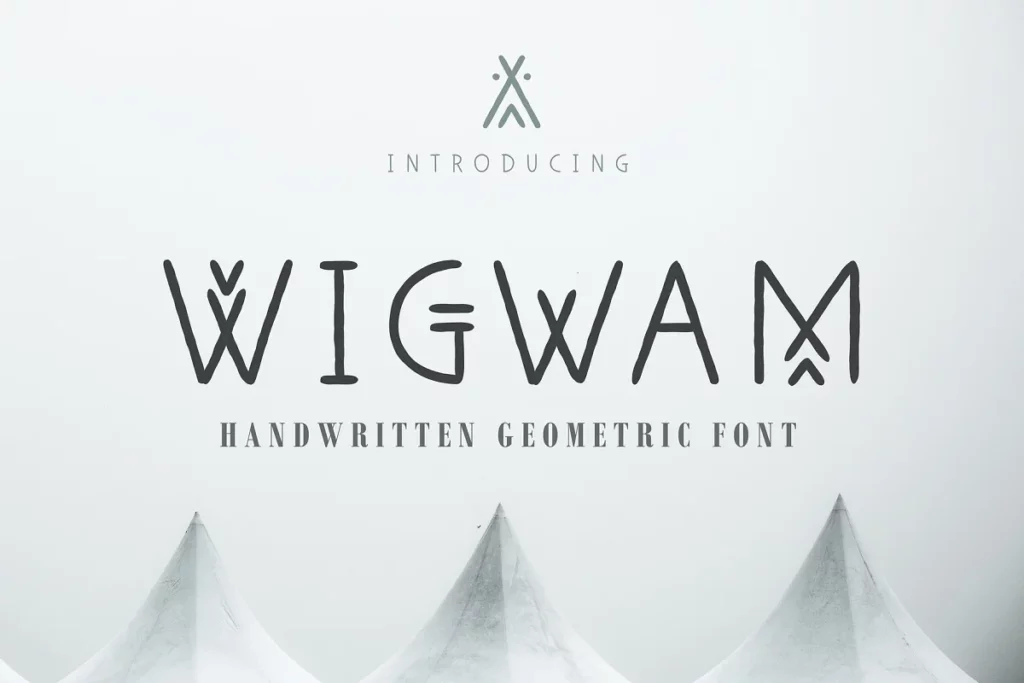 Wigwam - Camping Font