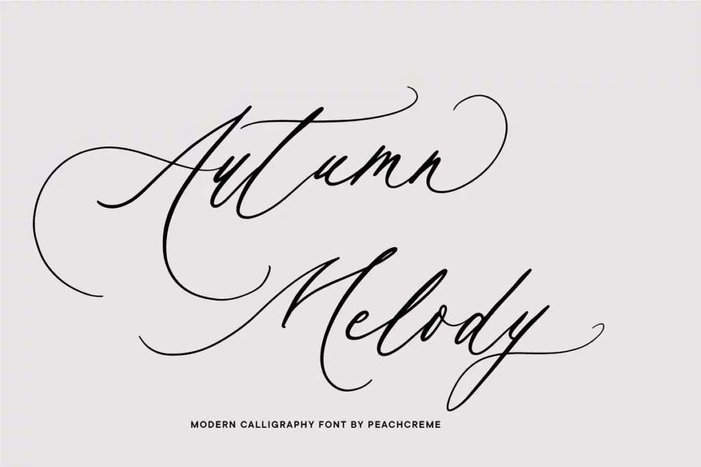 Autumn Melody - Spring Fonts