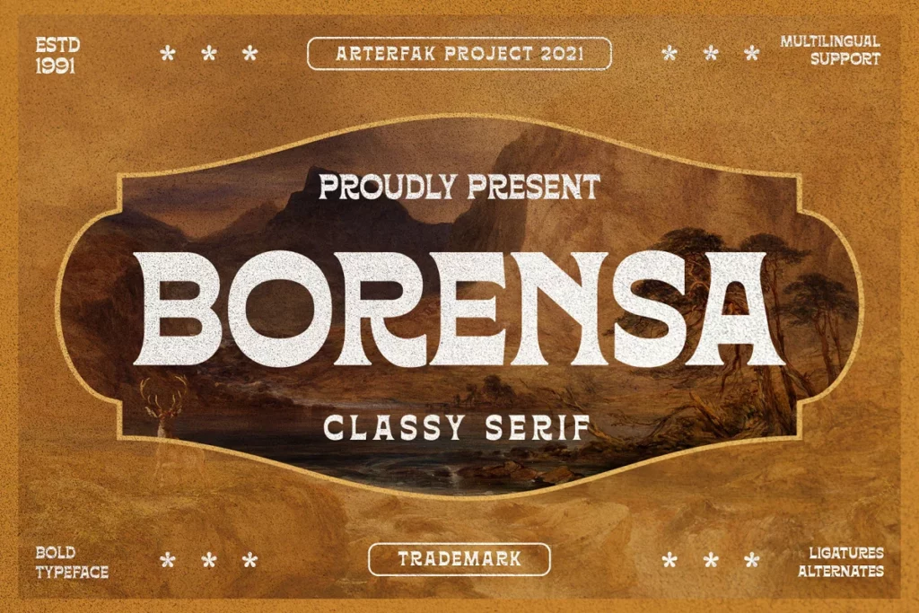 Borensa - Circus Font