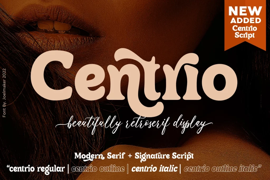 Centrio - Spring Font