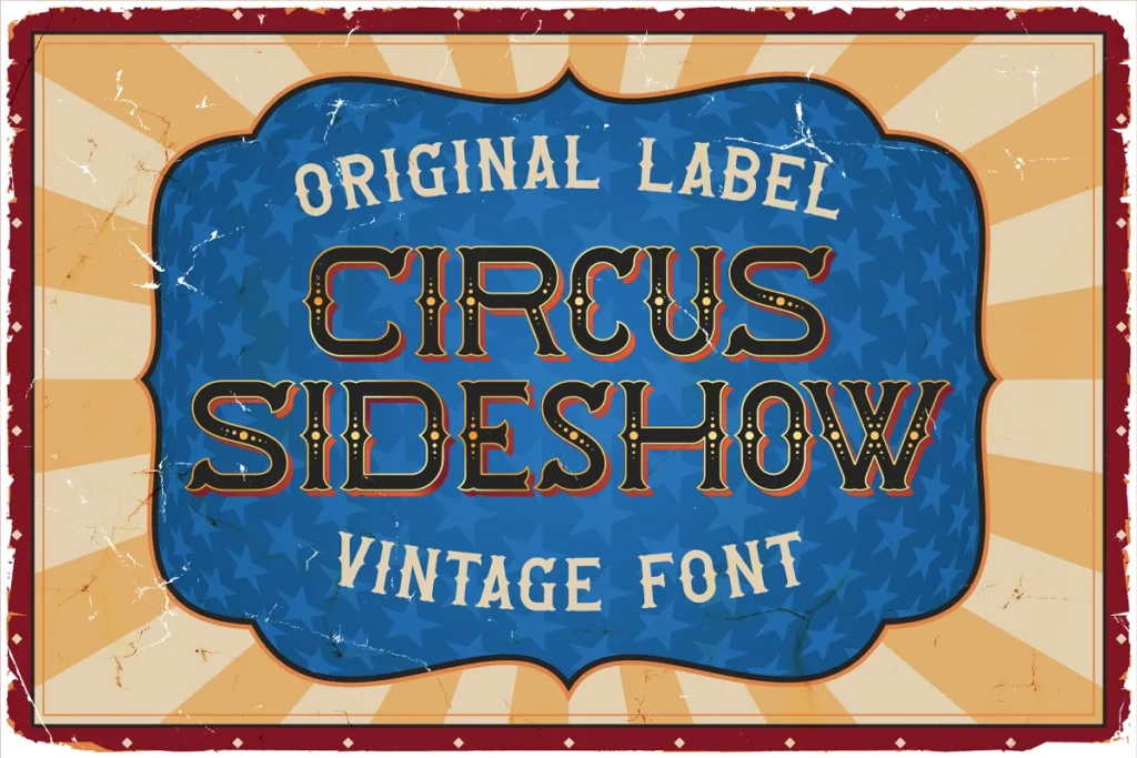 Circus Sideshow - Circus Fonts