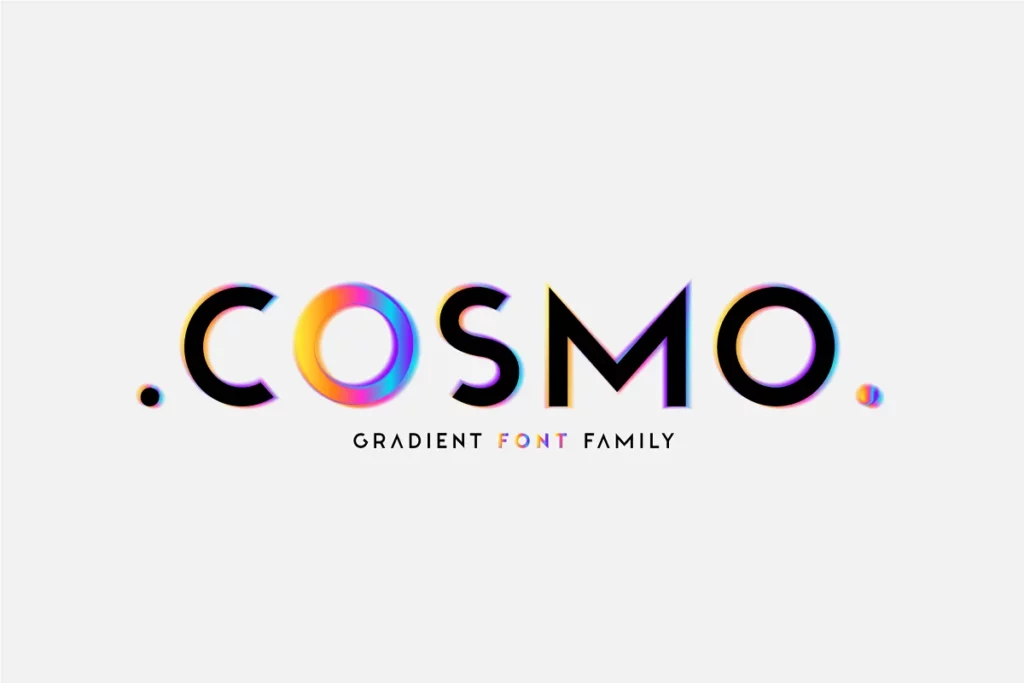 Cosmo - Glitch Font