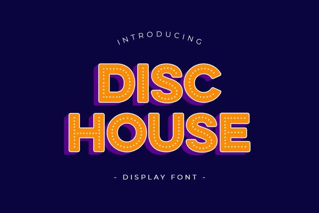 Disc House - Circus Font