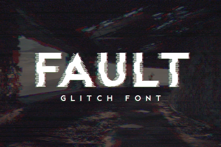 Fault - Glitch Font