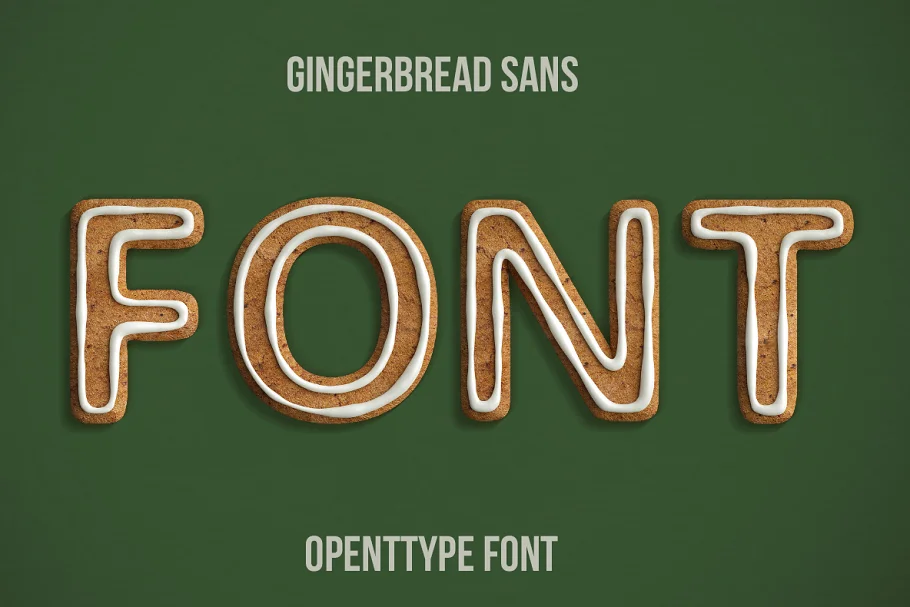 Gingerbread - Cookie Font