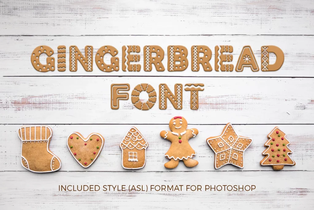 Gingerbread - Cookie Fonts