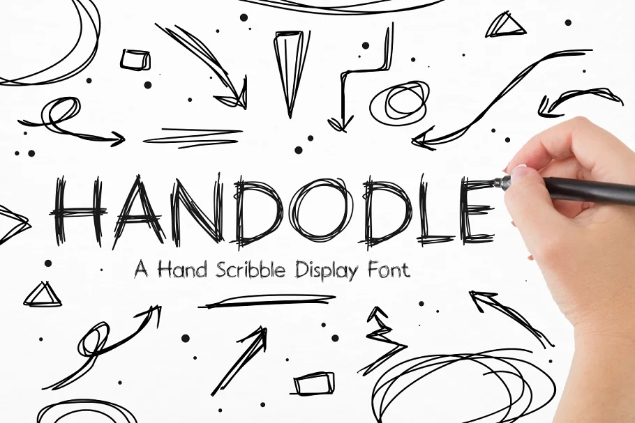 Handodle - Scribble Font