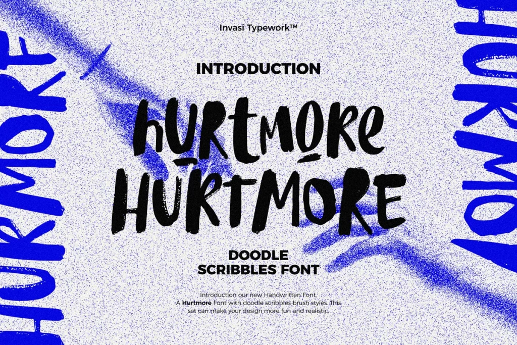 Hurtmore - Scribble Font