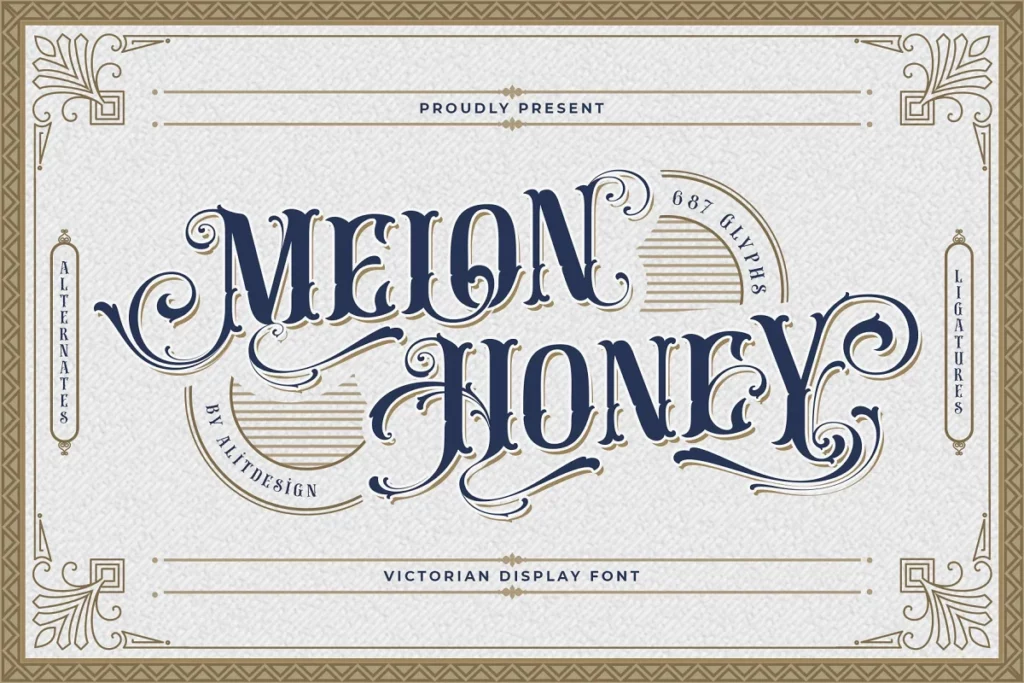 Melon Honey - Circus Font