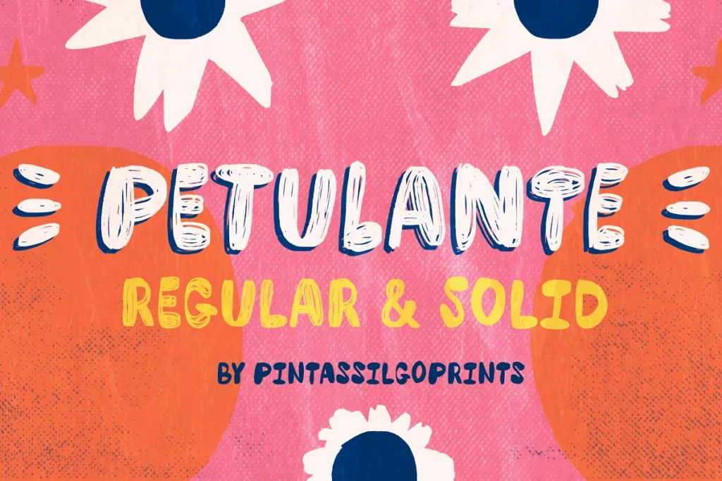 Petulante - Scribble Font