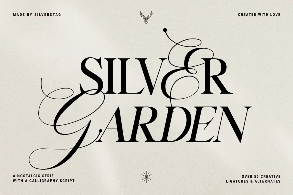 Silver Garden - Spring Font
