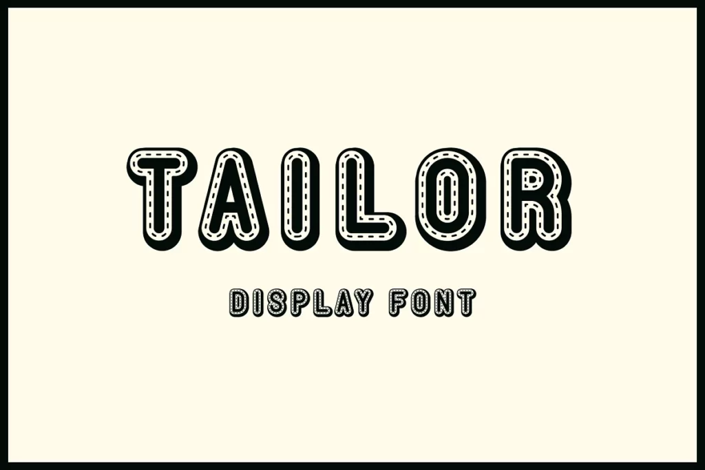 Tailor - Circus Font