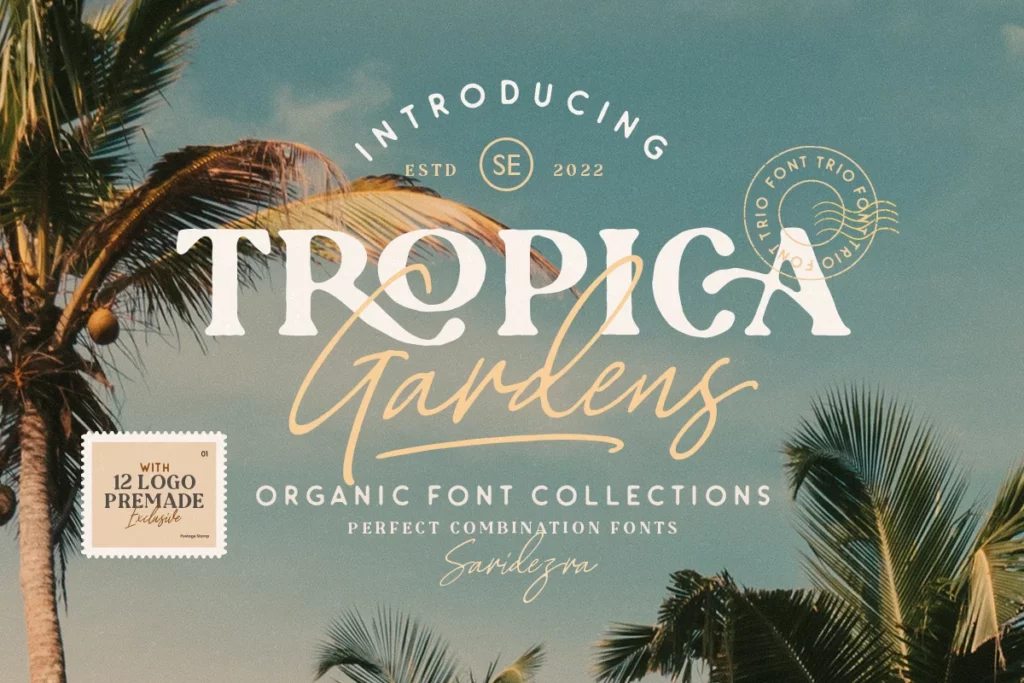 Tropica Gardens - Spring Font