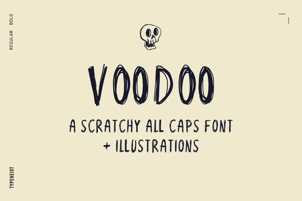 Voodoo - Scribble Font