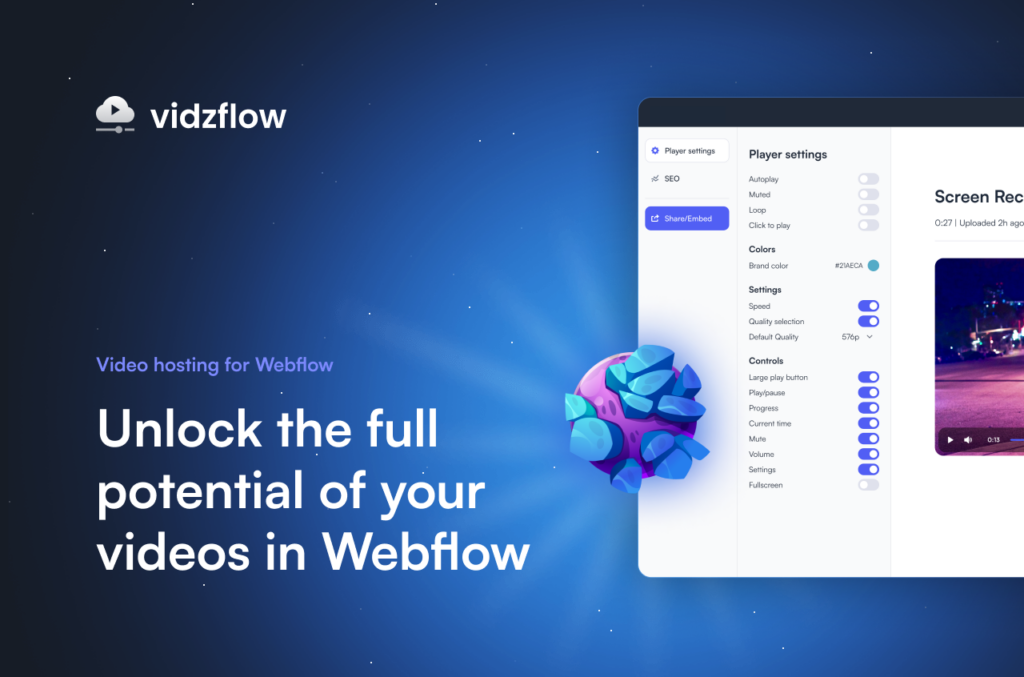 Vidzflow - Best Webflow Apps